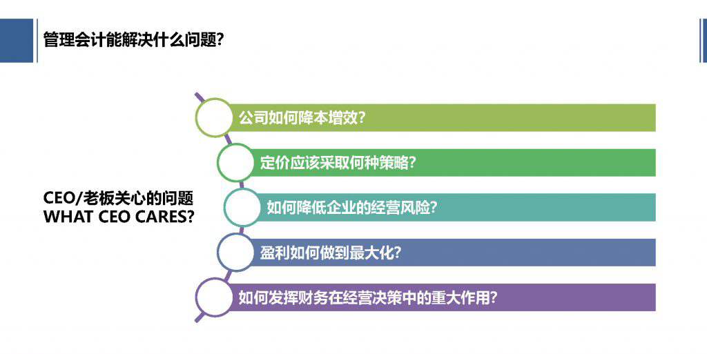 管理会计师的职位有哪些?