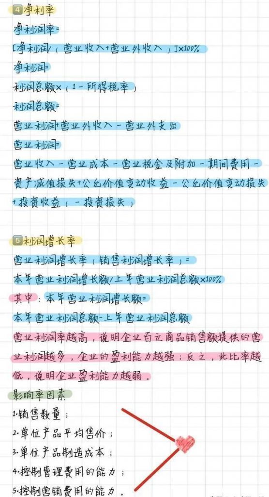 老会计珍藏的学习笔记，文字图表整理划一值得收藏